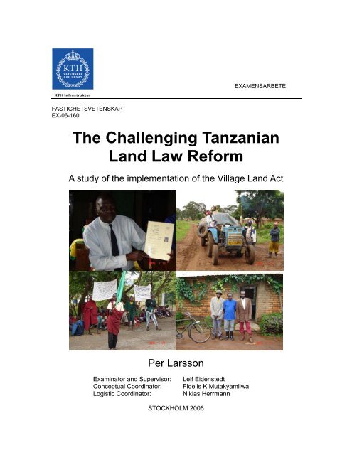 of the implementation of the Village Land Act