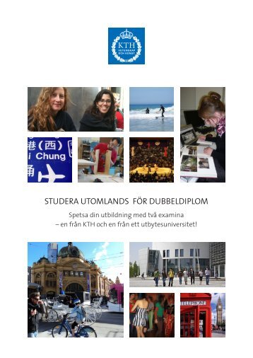 Broschyr: Studera utomlands för Dubbeldiplom