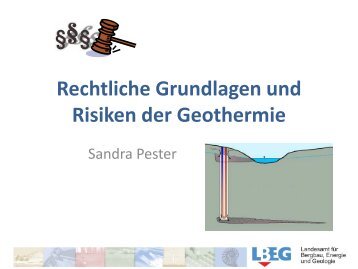 oberflächennahe Geothermie