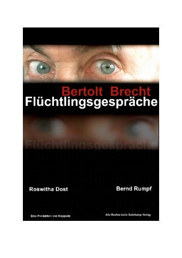 bertolt brecht flüchtlingsgespräche