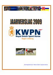 jaarverslag 2009 - KWPN