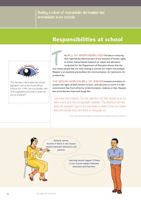 Building a culture of responsibility and humanity in our schools A ...