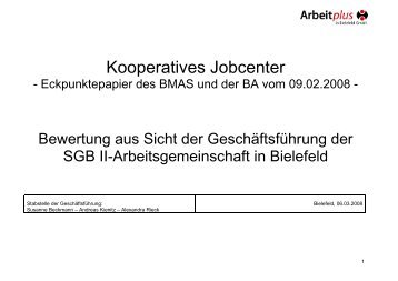 Kooperatives Jobcenter - LAG Arbeit in Hessen