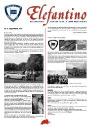 Nr. 4 september 2009 - Lancia Club Nederland