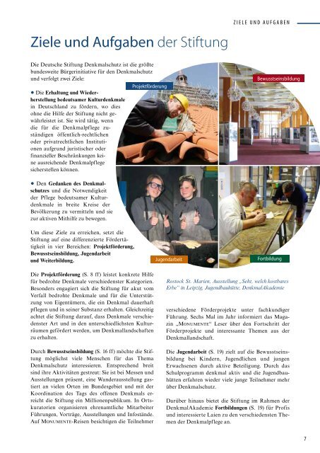 Jahresbericht 2011 zum Download - Deutsche Stiftung Denkmalschutz