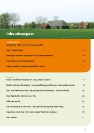 Inhoudsopgave - Landschapsbeheer Zeeland