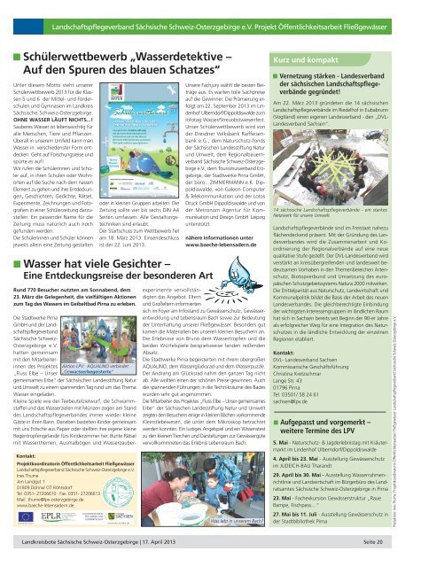 Landkreisbote Nr. 04 vom 17.04.2013 - Landkreis Sächsische ...