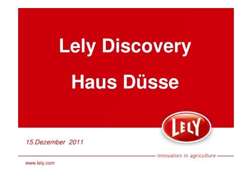 LELY-Discovery Präsentation