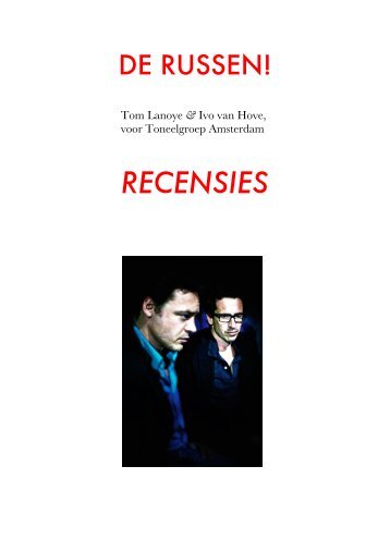 recensies de russen - Tom Lanoye