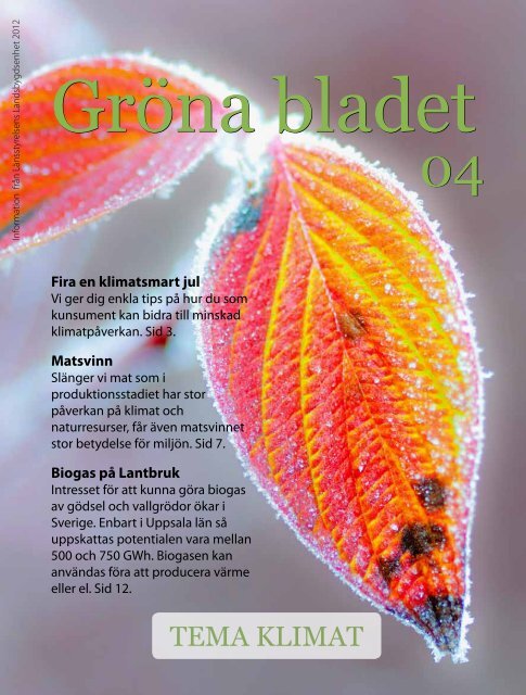 Gröna Bladet nr 4 2012.pdf - Länsstyrelserna