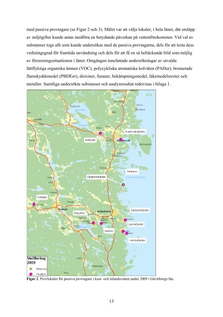 Miljögifter i Gävleborg, resultat från verifieringar ... - Länsstyrelserna