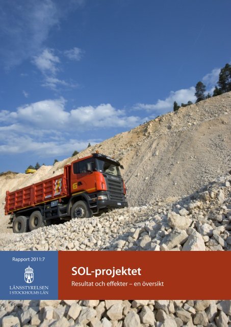 SOL-projektet: Resultat och effekter - en översikt - Länsstyrelserna