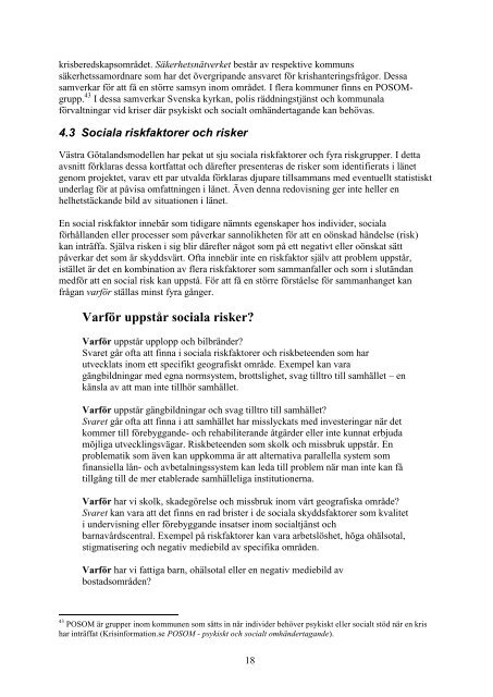 Förstudie om sociala risker i Hallands län 2013 - Länsstyrelserna