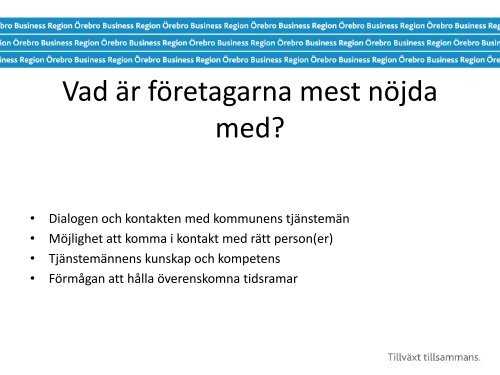 Spelar upplevt företagsklimat roll??