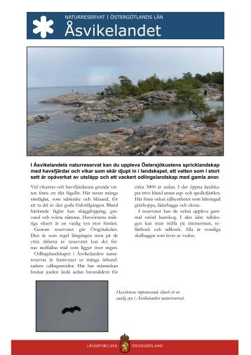 Åsvikelandet pdf - Länsstyrelserna