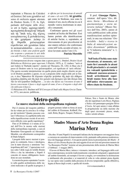 versione completa in .pdf - La Rassegna d'Ischia