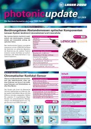 Die Kundeninformation der Laser 2000 GmbH