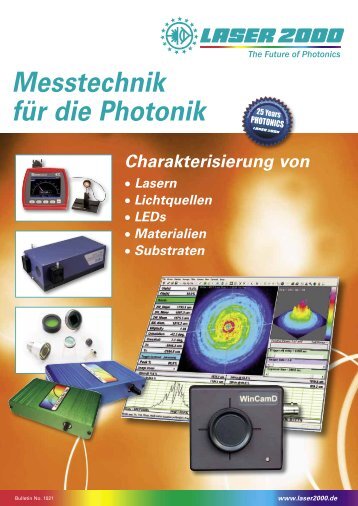 Messtechnik Katalog - Laser 2000 GmbH