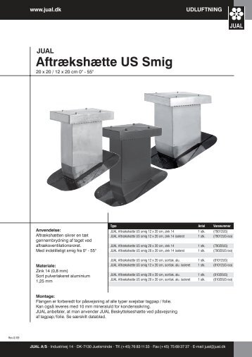 Aftrækshætte US Smig - Lavprisvvs.dk