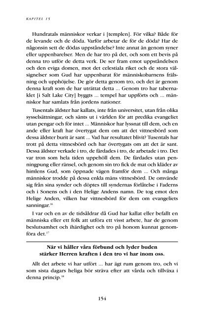 KYRKANS PRESIDENTERS LÄRDOMAR - The Church of Jesus ...