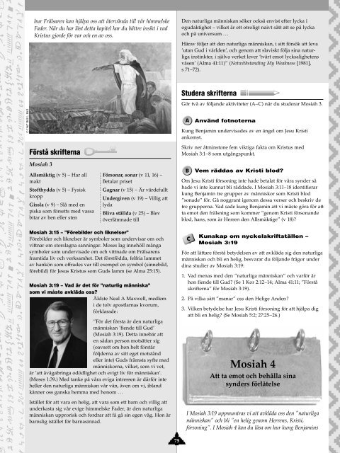 Mormons bok - Elevens Studievägledning