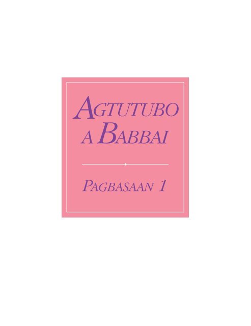 Agtutubo a Babbai 1