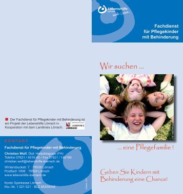 Flyer - Lebenshilfe Lörrach