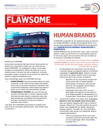 Download FLAWSOME als PDF - Trendwatching