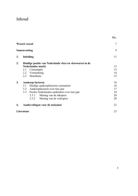 Ontwikkelingsstrategieën Nederlands vers vlees - LEI