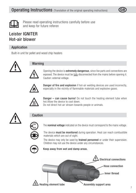 igniter - Leister