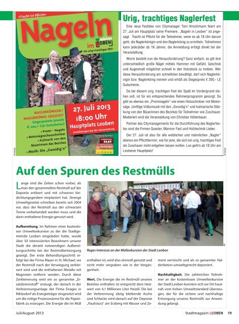 Juli 2013 - PDF - Leoben