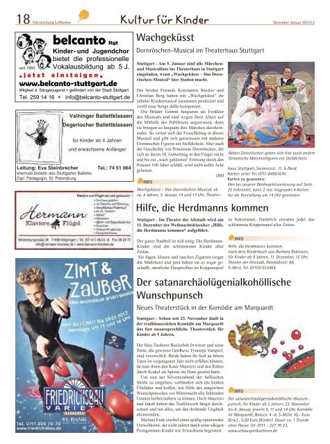 Winter-Weihnacht-Wonnezeit! - Elternzeitung Luftballon