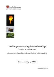 LIS-plan samrådshandling januari 2013 - Lessebo kommun