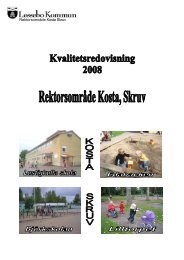 Rektorsområde Kosta Skruv - Lessebo kommun