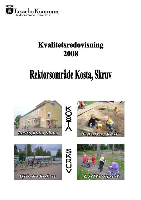 Rektorsområde Kosta Skruv - Lessebo kommun