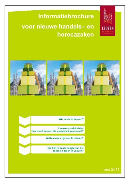 Infobrochure voor nieuwe handelszaken [ PDF, 797 ... - Stad Leuven