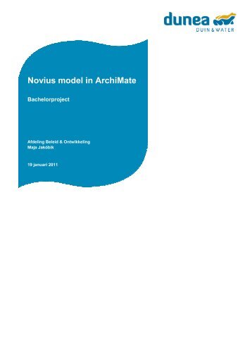 Novius Model in Archimate - Liacs