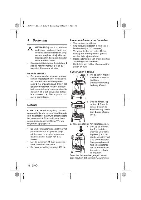 Hachoir multifonction SMZ 400 A1 - Lidl Service Website