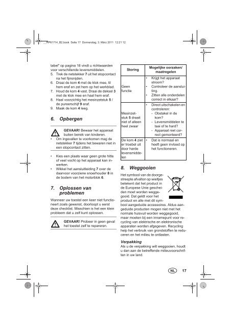 Hachoir multifonction SMZ 400 A1 - Lidl Service Website