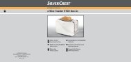 2-Slice Toaster STOD 800 A1 - Lidl Service Website