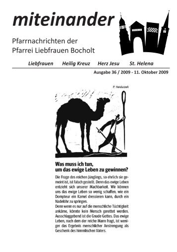 Pfarrnachrichten miteinander Nr. 36 - Jahr 2009 - Katholische ...