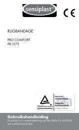 Gebruikshandleiding RUGBANDAGE - Lidl Service Website