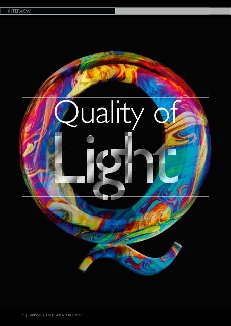 Quality of light and the - Philips Lighting