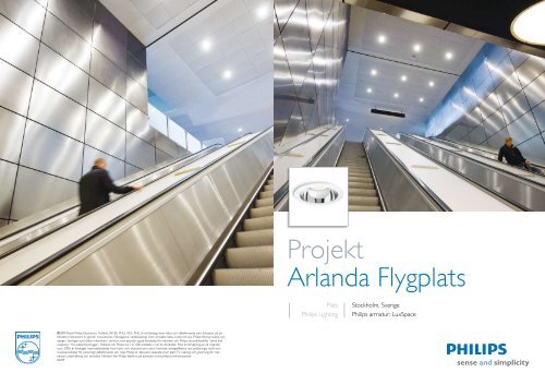 Projekt Arlanda Flygplats - Philips Lighting