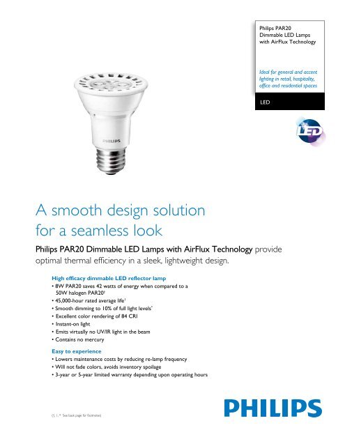 A smooth design solution for a seamless look - Philips Lighting