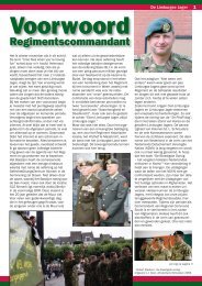 Regimentscommandant - Limburgse Jagers