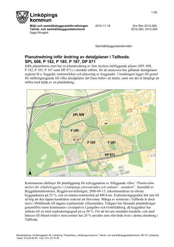 Bilaga - utredning - Linköpings kommun