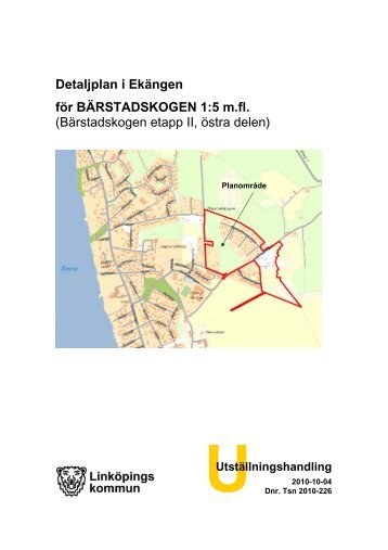 Bärstadskogen etapp II, östra delen - Linköpings kommun