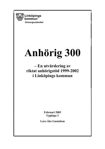2002 Anhörig 300 - Linköpings kommun
