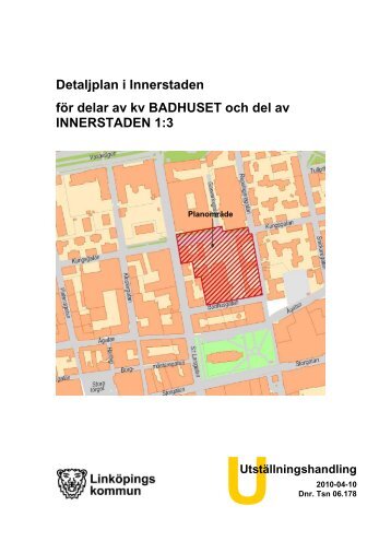 Detaljplan för - Linköpings kommun